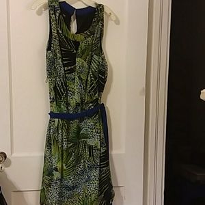 Sleeveless summer dress.